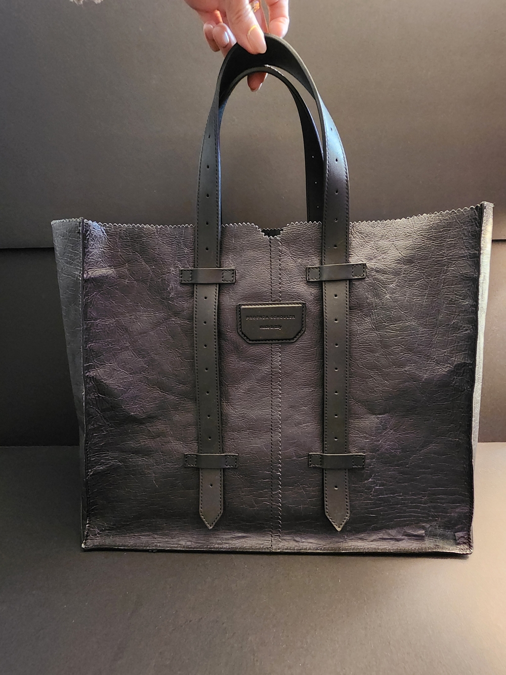 Proenza Schouler Leather "Paperbag" Design Shopper Tote, Vintage 2010 Collection - Picture 3 of 15